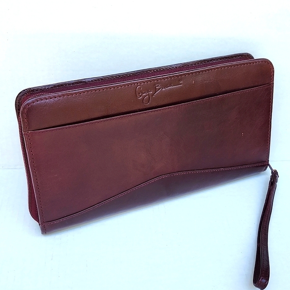 NWOT VTG GIORGIO BERNINI LEATHER TRAVEL WALLET - Picture 9 of 9
